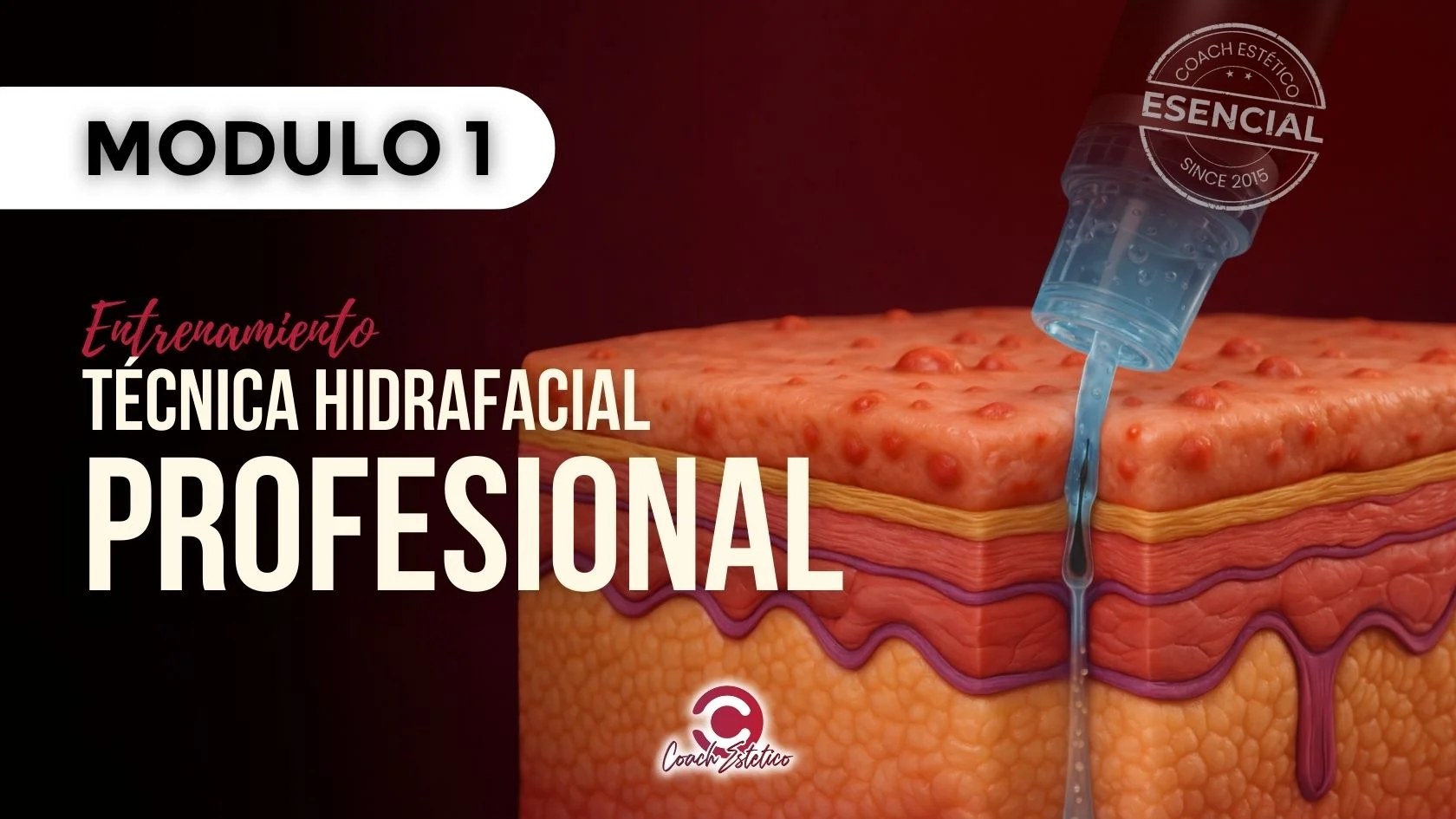Portada Módulo 1 — Técnica Hidrafacial Profesional