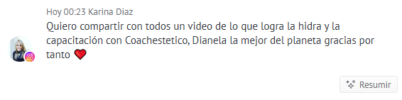 Testimonio de Karina Díaz sobre la capacitación de Hidrafacial con Coachestetico